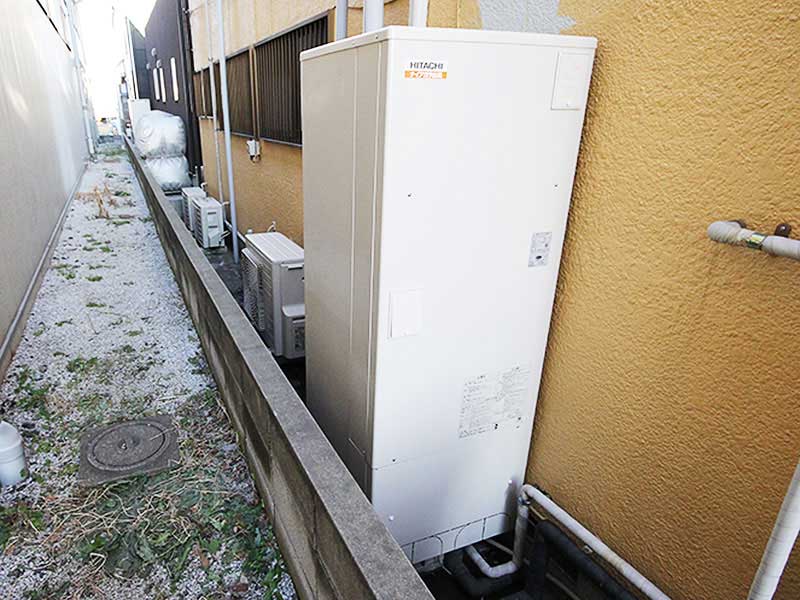 取り替え後のエコキュート