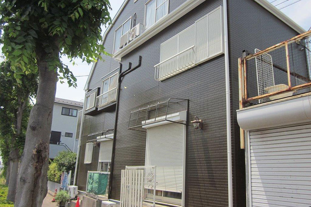 東側部分塗装