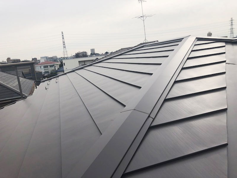 施工後の屋根