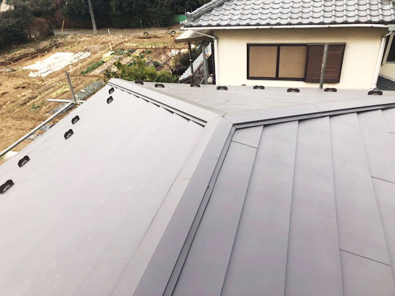 施工後の屋根